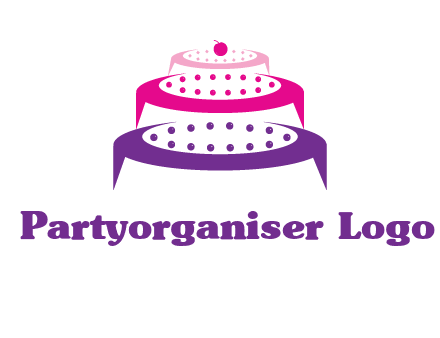 multi level cake logo