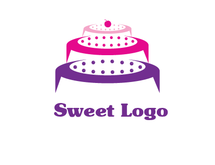 multi level cake logo