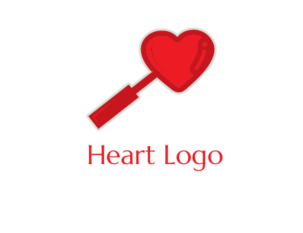 heart logo with magnifying icon