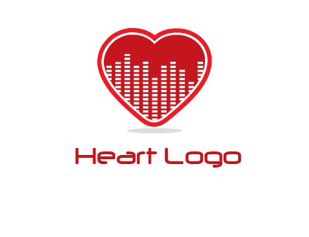 equalizer in heart logo