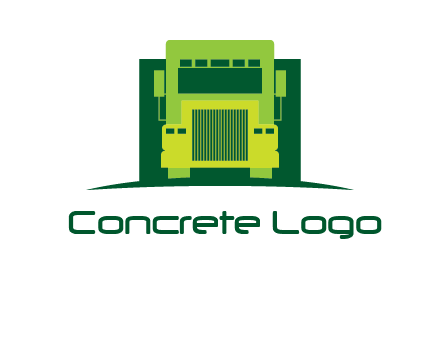 logistic transportatio truck logo