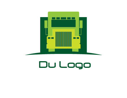 logistic transportatio truck logo