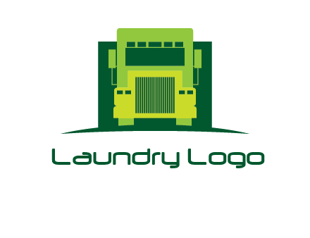 logistic transportatio truck logo