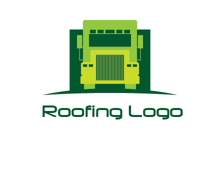 logistic transportatio truck logo