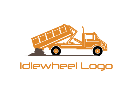 dump truck clipart logo