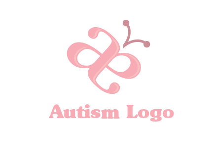 letters A and E forming a butterfly logo