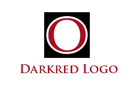 letter O in a square logo