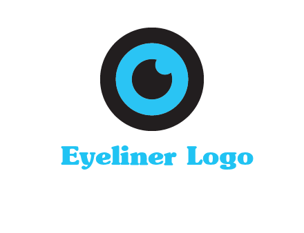 a round cartoon eye forming the letter O