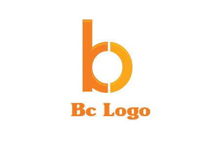 lowercase B and C