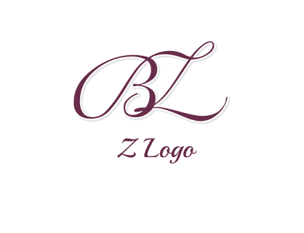 letters B, L and Z