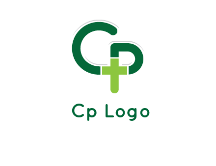 letter C and letter P forming first aid sign