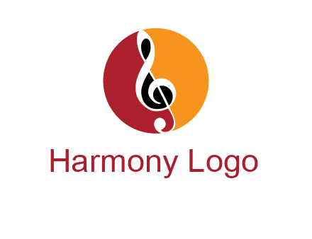 music note in colored circle logo