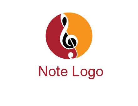 music note in colored circle logo