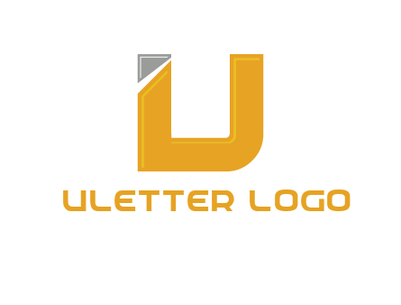 letter U forming letter I