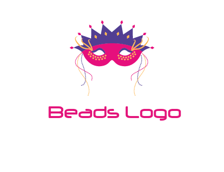 fancy masquerade mask entertainment logo