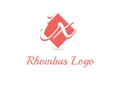 Letters ix over the rhombus logo