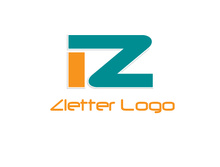 letter I together with letter Z