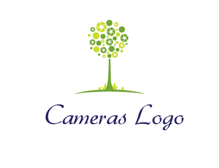 shutters as tree photography logo