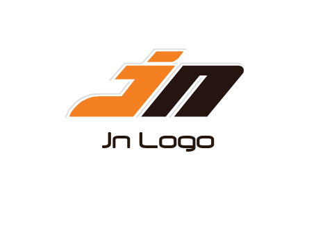 letter jn logo