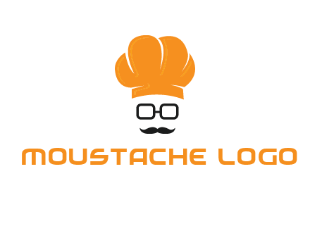 chef with goggles and mustache logo