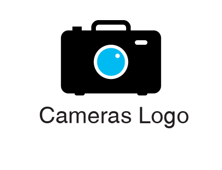 camera iris in a briefcase photography logo