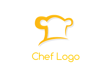 abstract chef cap logo