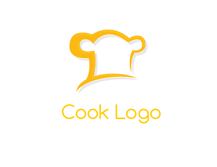 abstract chef cap logo