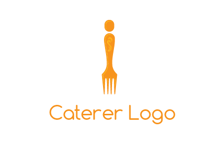 letter i incorporated with fork logo