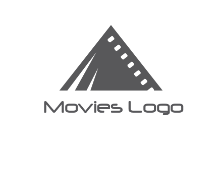 film reel mountain logo