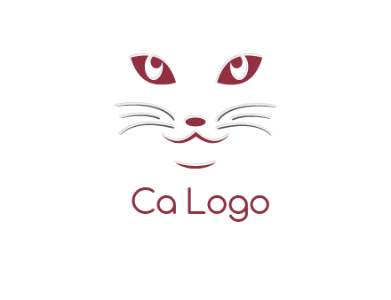 abstract cat logo