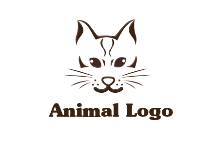 abstract cat logo