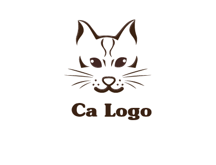 abstract cat logo