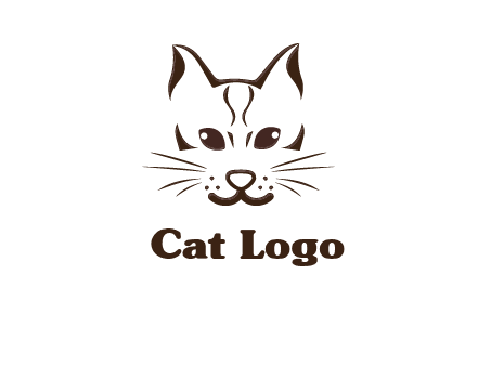 abstract cat logo