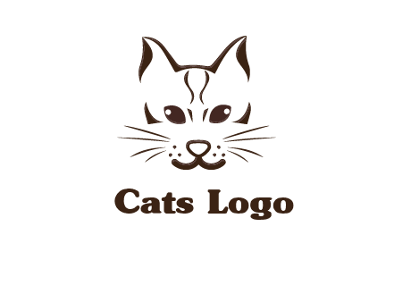 abstract cat logo