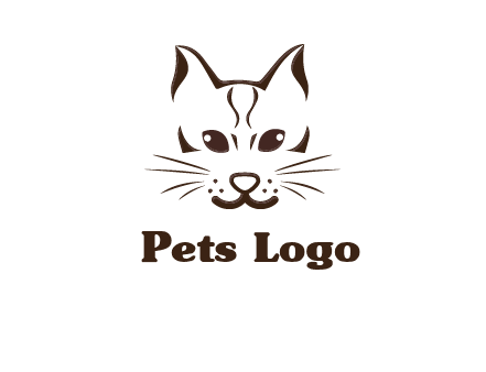 abstract cat logo