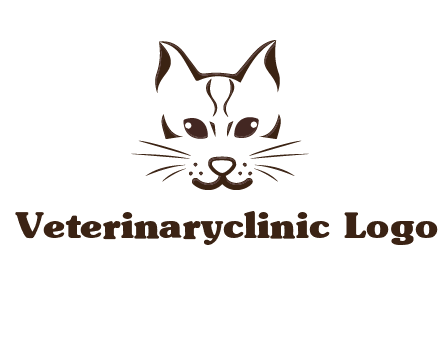 abstract cat logo