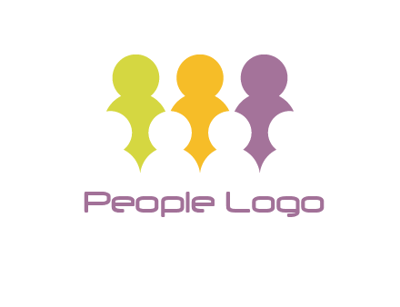 abstract people logo