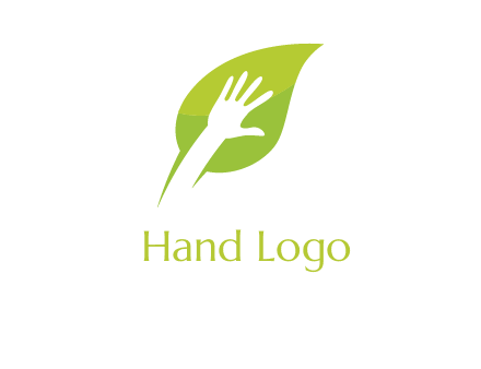 hand inside leaf logo