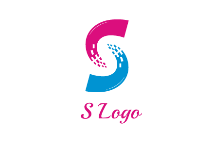 digital letter S