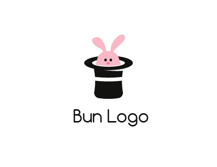 bunny in a hat logo