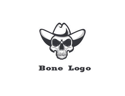 cowboy skull logo