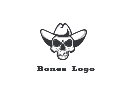 cowboy skull logo