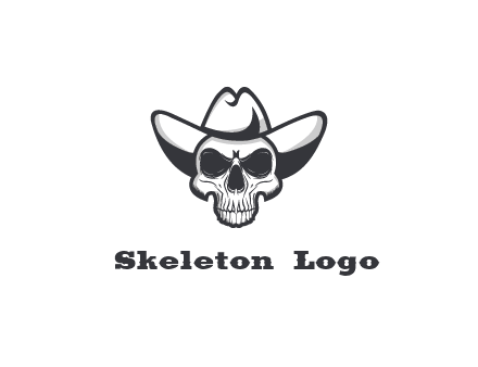 cowboy skull logo