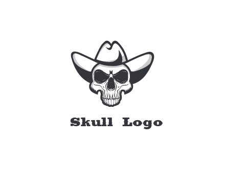 cowboy skull logo