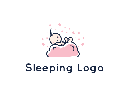 sleeping baby logo