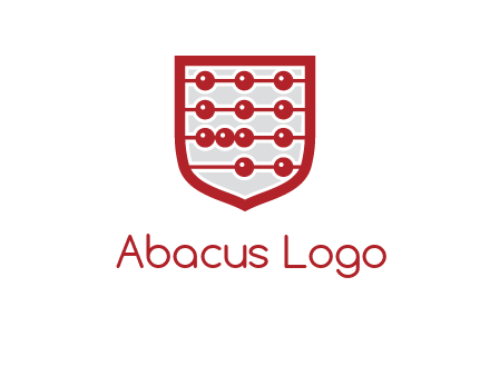 abacus in shield logo