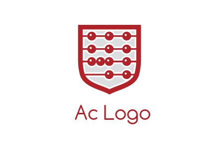 abacus in shield logo