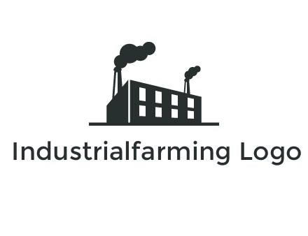 factory with smoke logo