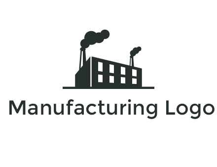 factory with smoke logo