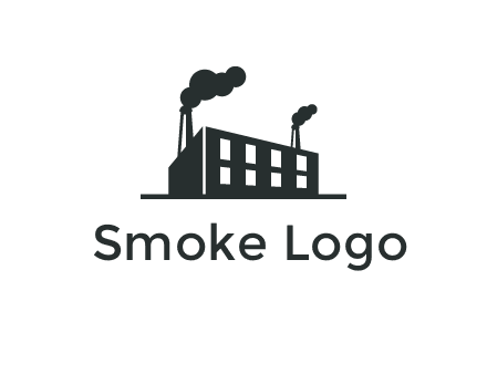 factory with smoke logo